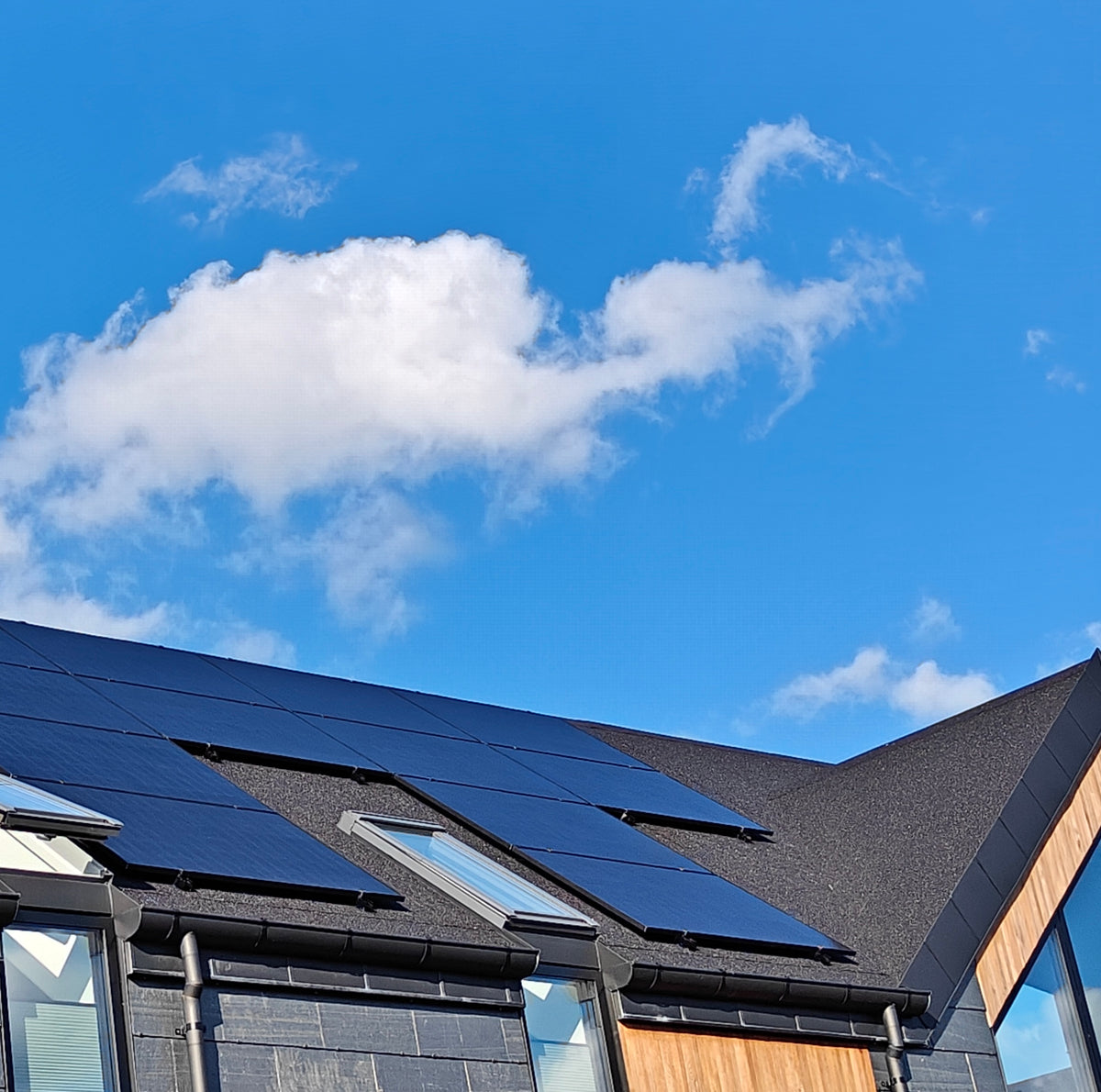 Watt100 solar panel installation - customer photo 1